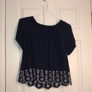 Off the shoulder top